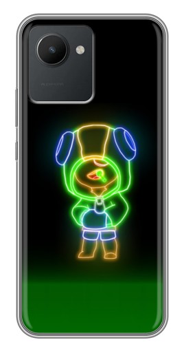 Чехол с печатью "Яркий Леон" для Realme C30