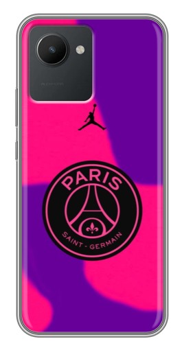 Чехол с печатью "Яркий лого PSG" для Realme C30