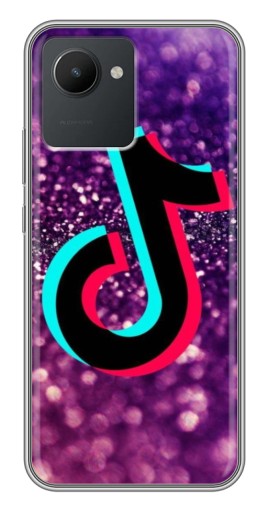 Чехол с картинкой "Яркий ТикТок" для Realme C30