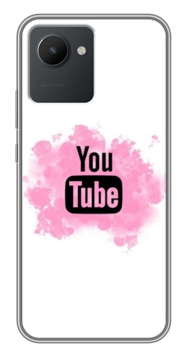 Чехол с печатью "Ютуб в дыму" для Realme C30