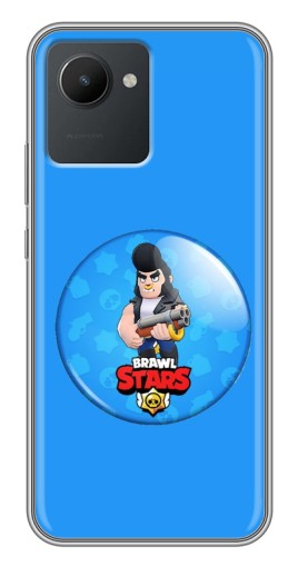 Чехол с печатью "Значек Булла" для Realme C30