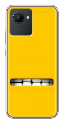 Чехол с печатью "Зубы миньона" для Realme C30