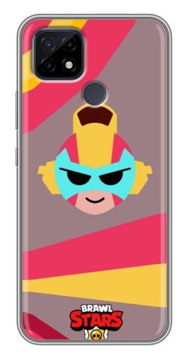 Силиконовый чехол с изображением "АРТ MAX" для Realme C21