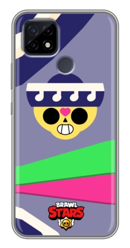 Чехол с картинкой "Арт Poco" для Realme C21
