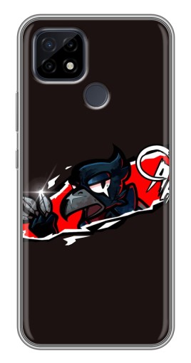 Чехол с печатью "Ассасин Ворон" для Realme C21