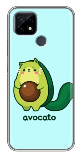 Чехол с принтом "Avocato" для Realme C21