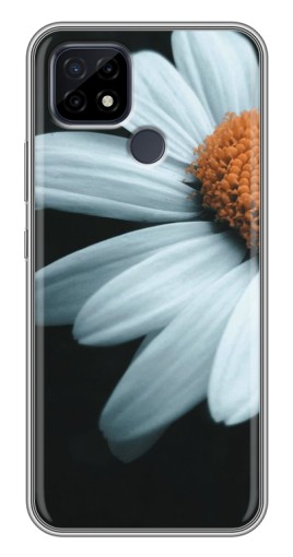 Силиконовый чехол с изображением "Белая ромашка" для Realme C21