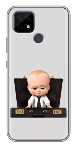 Чехол с принтом "Босс с чемоданом" для Realme C21