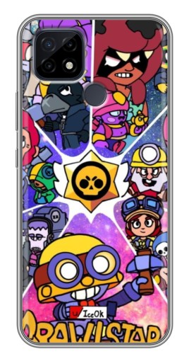 Чехол с картинкой "Brawl заставка" для Realme C21