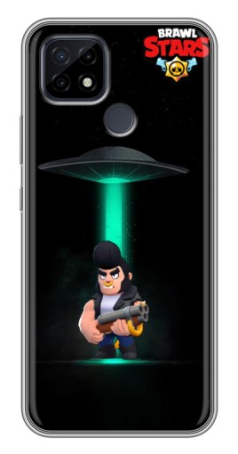 Чехол с печатью "Bull инопланетянин" для Realme C21