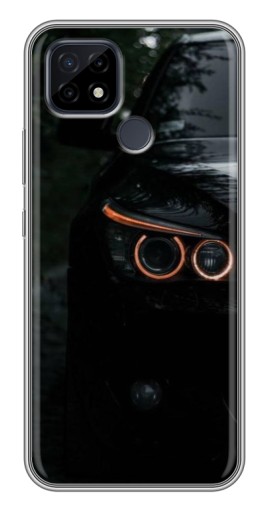 Чехол с картинкой "Черный БМВ" для Realme C21