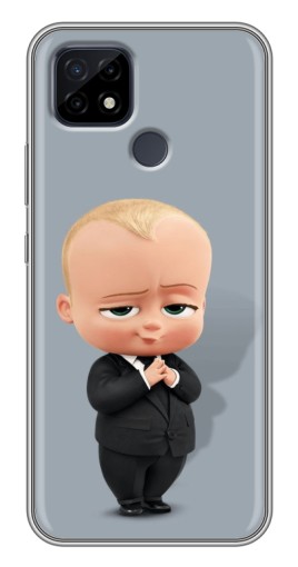 Чехол с картинкой "Деловой ребенок" для Realme C21