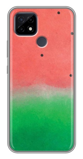 Чехол с картинкой "Дизайн арбуза" для Realme C21