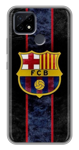 Чехол с печатью "FCB" для Realme C21