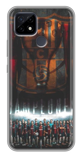 Чехол с печатью "FCB Campeones" для Realme C21