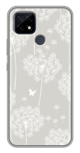 Чехол с печатью "Фон одуванчиков " для Realme C21