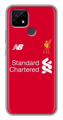 Чехол с картинкой "Форма Liverpool" для Realme C21