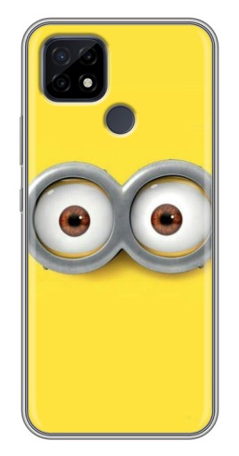 Чехол с картинкой "Глаза Боба миньона" для Realme C21