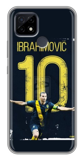 Силиконовый чехол с изображением "Ибрагимович 10" для Realme C21