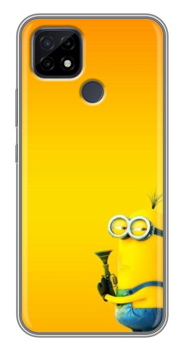 Чехол с картинкой "Кевин Миньон" для Realme C21