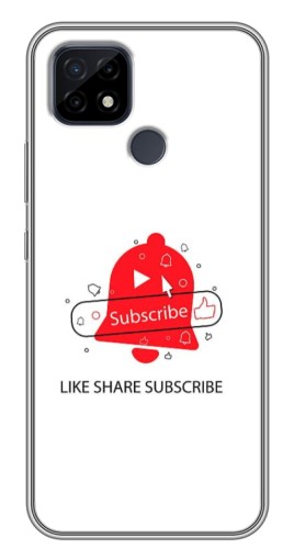 Чехол с картинкой "Колокольчик" для Realme C21