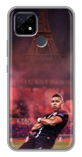Чехол с принтом "Король ПСЖ Мбаппе" для Realme C21