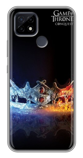 Силиконовый чехол с изображением "Корона" для Realme C21