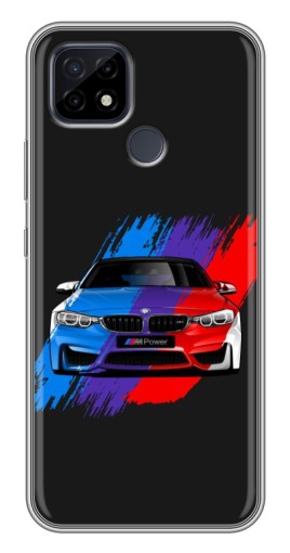 Чехол с печатью "Красочный BMW" для Realme C21
