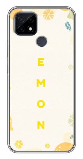 Чехол с печатью "Lemon" для Realme C21