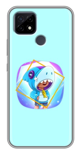 Силиконовый чехол с изображением "Леон Акула" для Realme C21