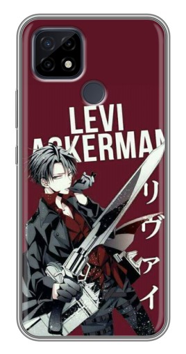 Чехол с печатью "levi Ackerman" для Realme C21