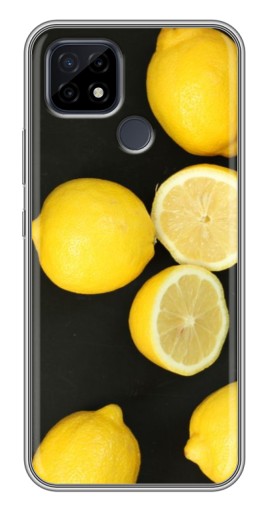 Силиконовый чехол с изображением "Лимонный стиль" для Realme C21
