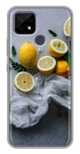 Чехол с печатью "Лимонное настроение" для Realme C21