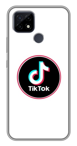 Чехол с печатью "Лого Тик Ток" для Realme C21