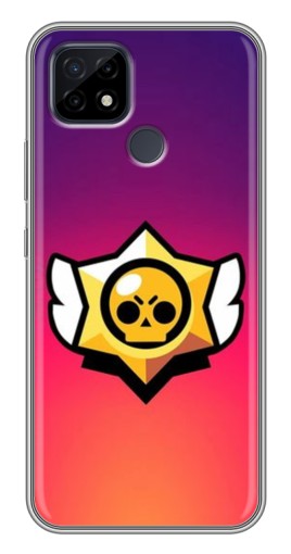Чехол с принтом "Логотип Brawl Stars" для Realme C21