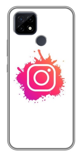 Чехол с печатью "Логотип Инсты" для Realme C21