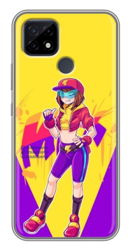 Чехол с принтом "Макс Бравл Старс" для Realme C21