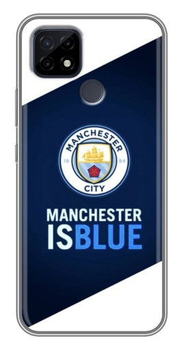 Чехол с принтом "Manchester is Blue" для Realme C21