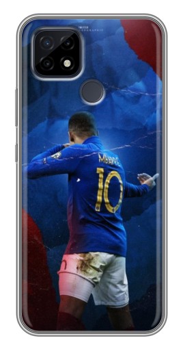 Чехол с принтом "Мбаппе в Франции" для Realme C21