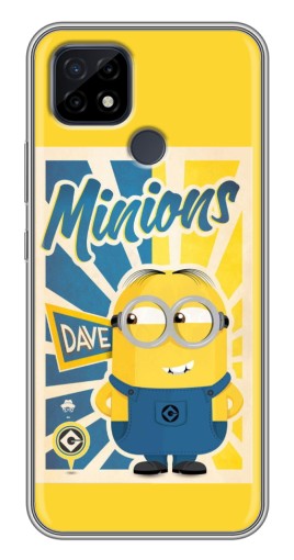 Чехол с принтом "Minions" для Realme C21