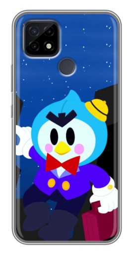 Чехол с принтом "Мистер Пи с чемоданчиком" для Realme C21