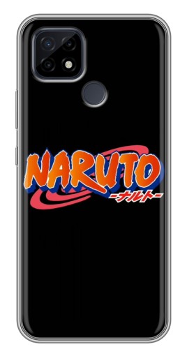 Чехол с картинкой "Надпись Naruto" для Realme C21