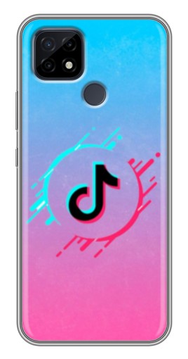Чехол с печатью "Нота ТикТок" для Realme C21