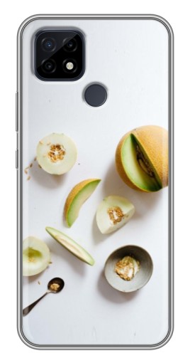 Чехол с картинкой "Обед из дынь" для Realme C21