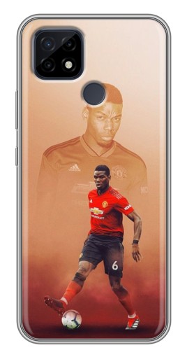 Чехол с печатью "Pogba с Манчестера" для Realme C21