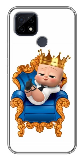 Чехол с печатью "Ребенок Король" для Realme C21