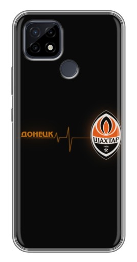 Силиконовый чехол с изображением "Шахтер в сердце" для Realme C21