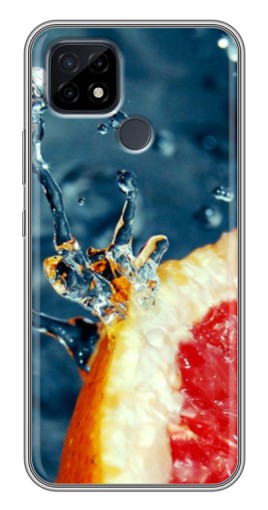 Чехол с печатью "Сочный грейпфрут" для Realme C21