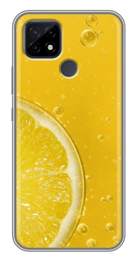 Силиконовый чехол с изображением "Сочный лимон" для Realme C21
