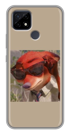 Чехол с печатью "Стильный Ник" для Realme C21